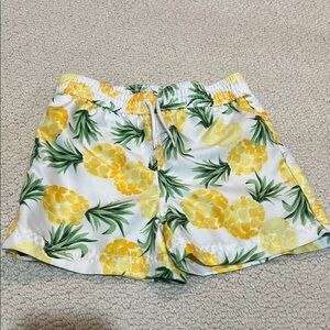 Janie and Jack Yellow and Green Athletic Shorts